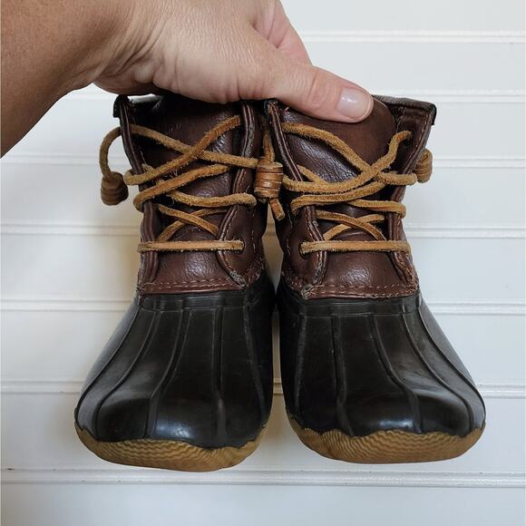 Sperry Port Girls Saltwater Duck Boots - Picture 8 of 13